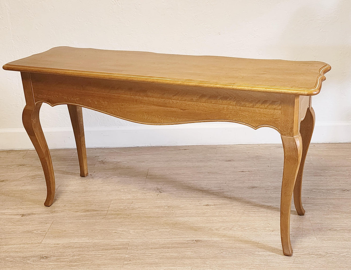 Ethan Allen Country French Console Table, Vintage Farmhouse Sofa Table, 26-9201 Finish 246