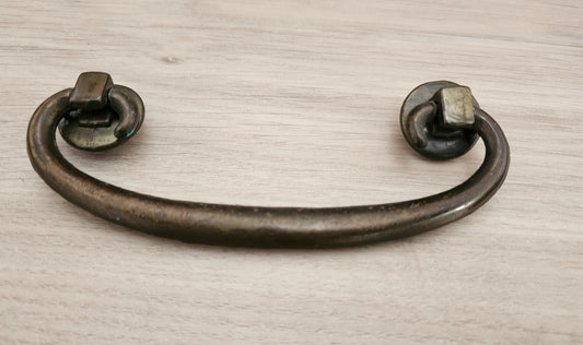 Bernhardt Brass Pulls Handles-Chinoiserie Large Replacement Dresser Handles-Just Over 4 Inch Hole Centers