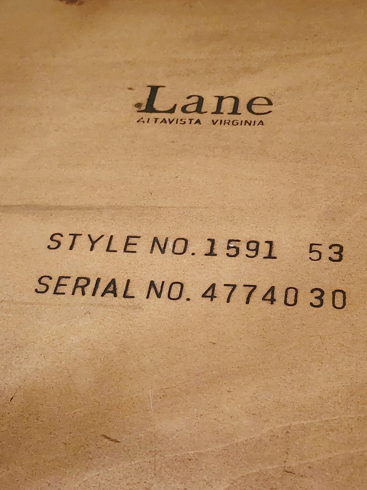 Lane MCM Hexagonal Side Cabinet Table-Walnut Lane Altavista Low End Table