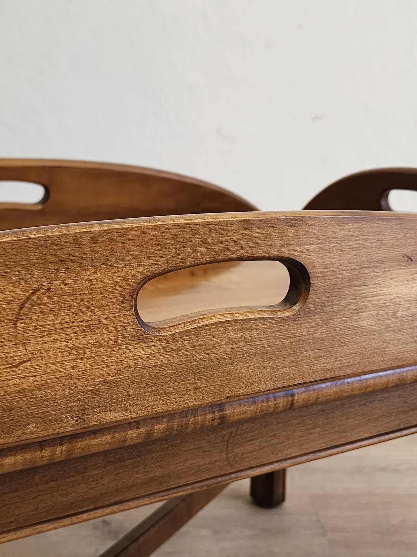 Ethan Allen Butler Table-Vintage Solid Wood Vintage  Rustic Coffee Table