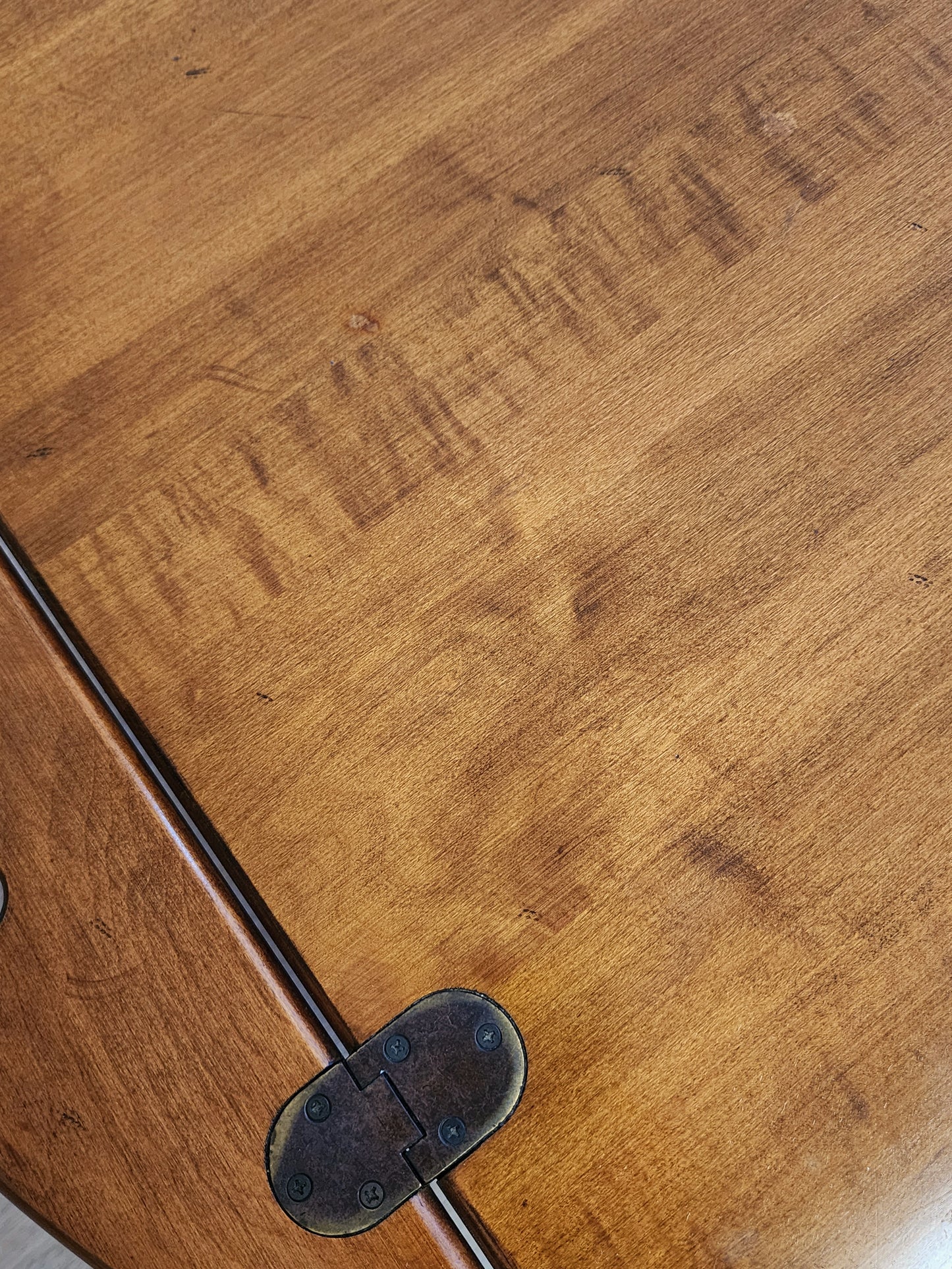 Ethan Allen Butler Table-Vintage Solid Wood Vintage  Rustic Coffee Table