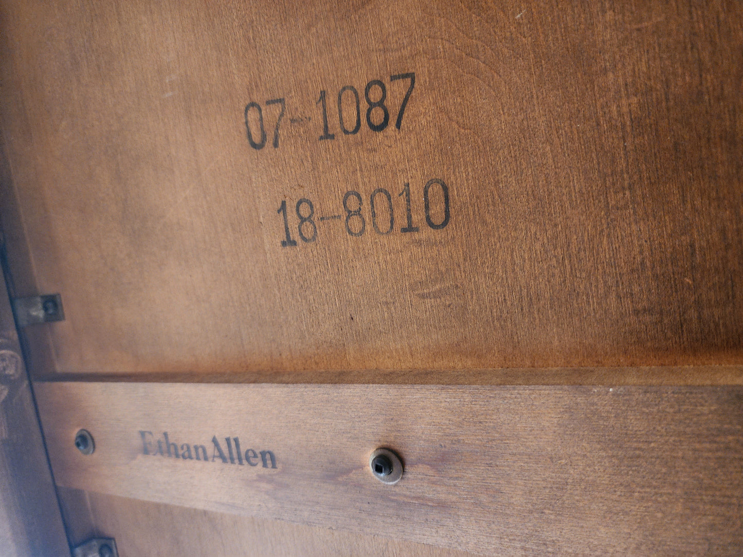 Ethan Allen Butler Table-Vintage Solid Wood Vintage  Rustic Coffee Table