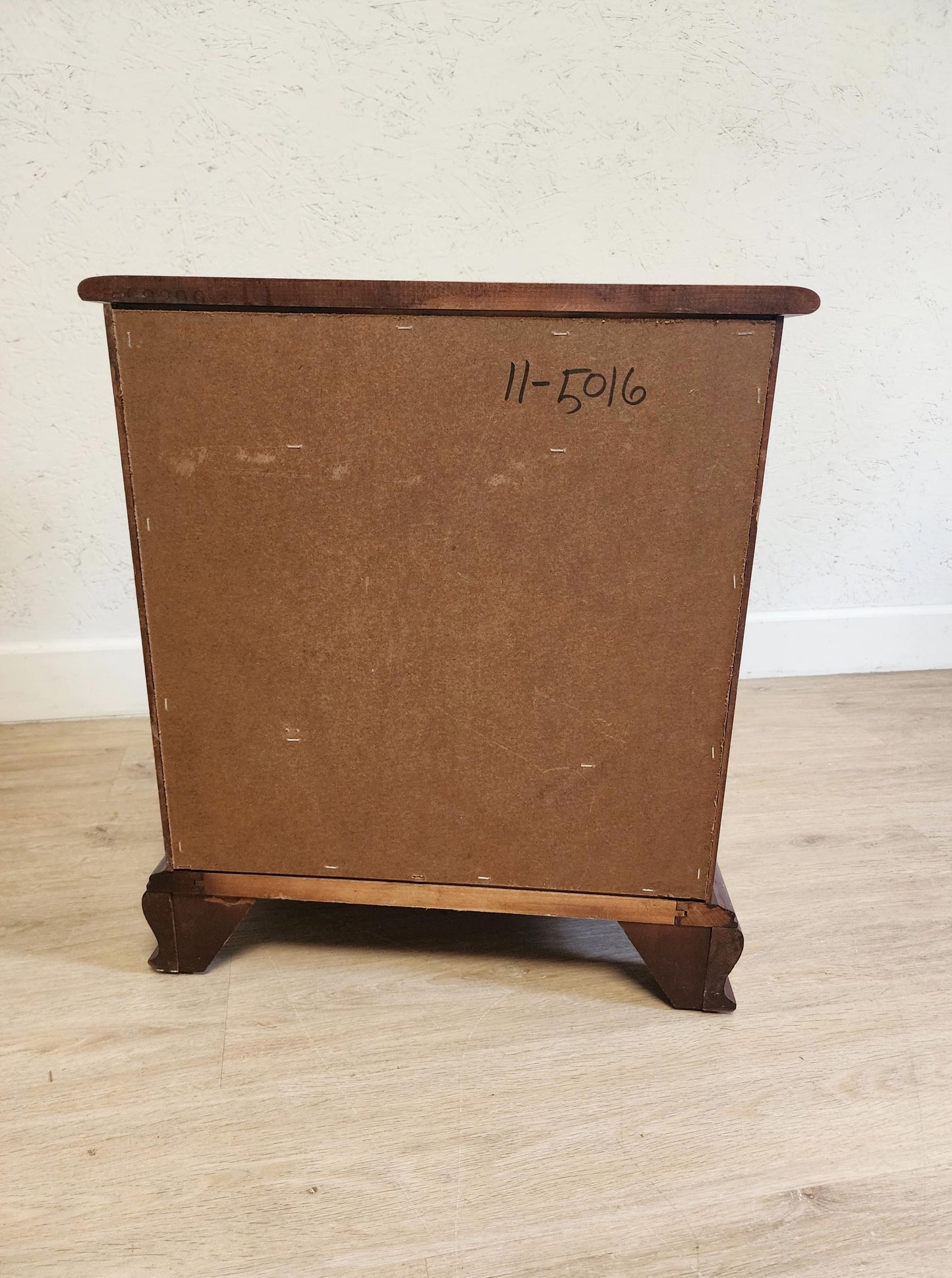 Ethan Allen American Traditional Nightstand Solid Cherry 11-5016 Open Cabinet 2 Drawer Classic End Table