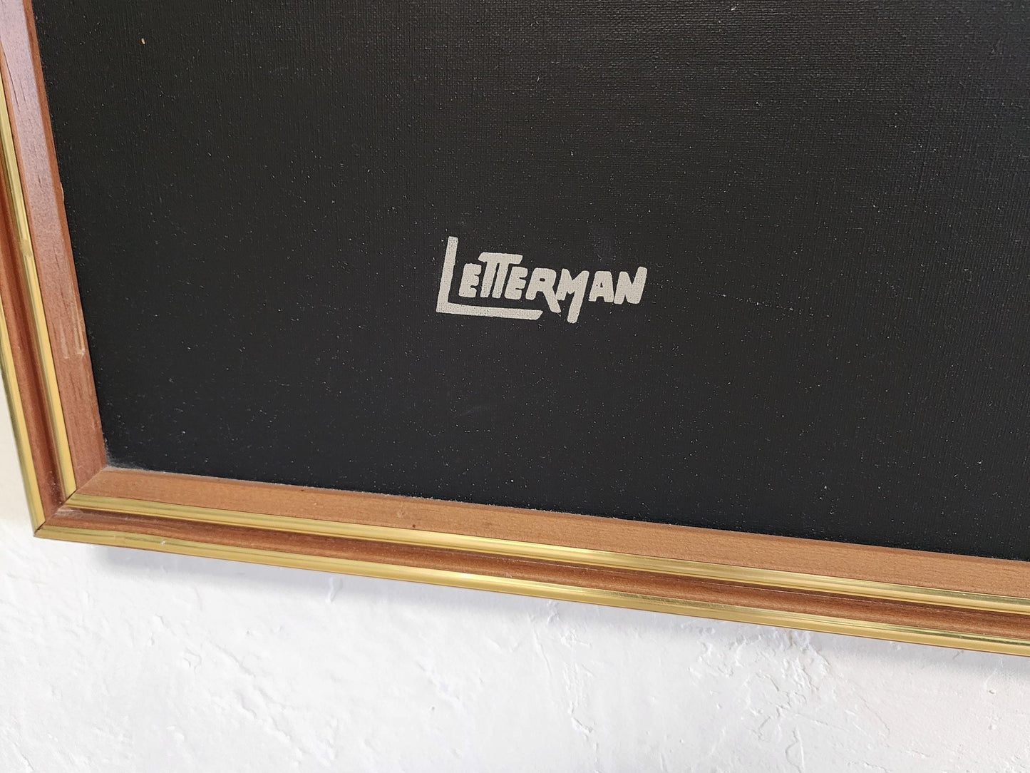 framed antoinette letterman art