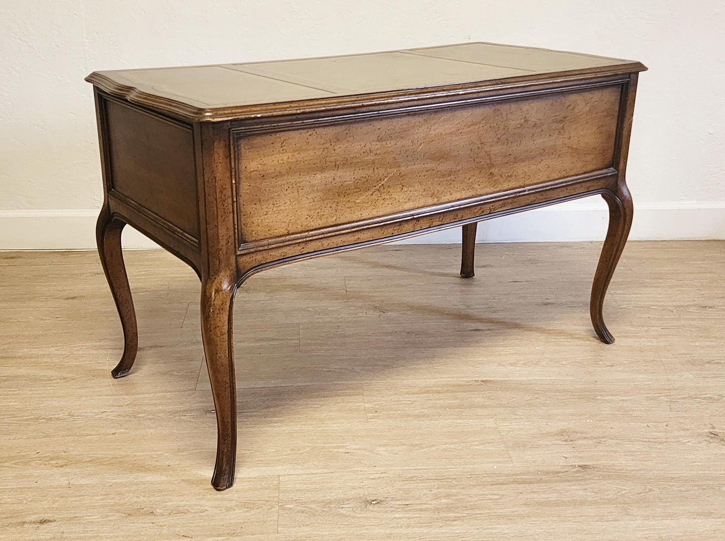 SLIGH Lowry French Writing Desk-Leather Top Vintage Vanity-Custom Finish Available-Petite Desk-Romantic Painted Desk