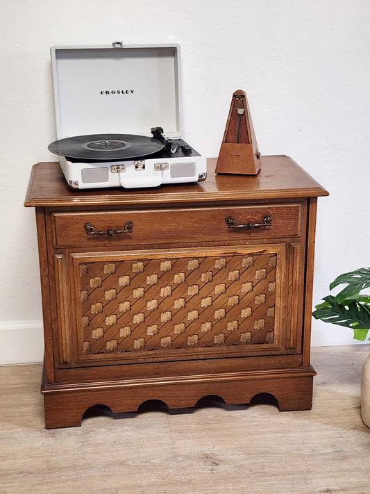 967 Lane Drop Front Record Album Cabinet