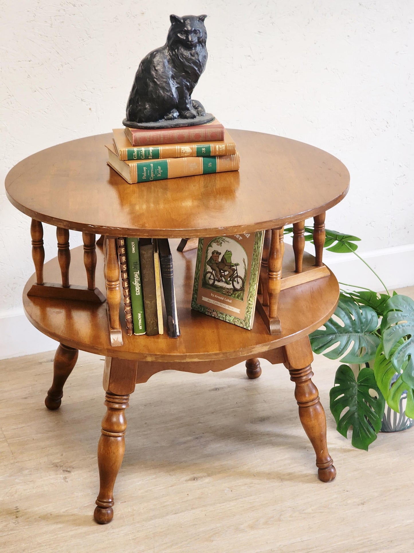 Rotating Ethan Allen Colonial Table