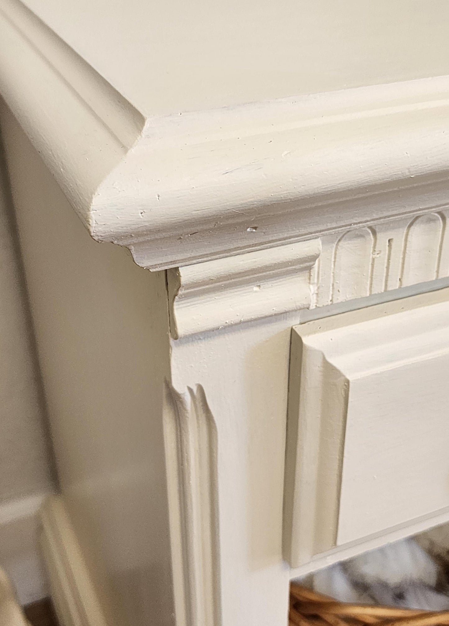 Cat Bed NIGHTSTAND, Upcycled Vintage White Pet Station, Farmhouse Storage End Table Nightstand