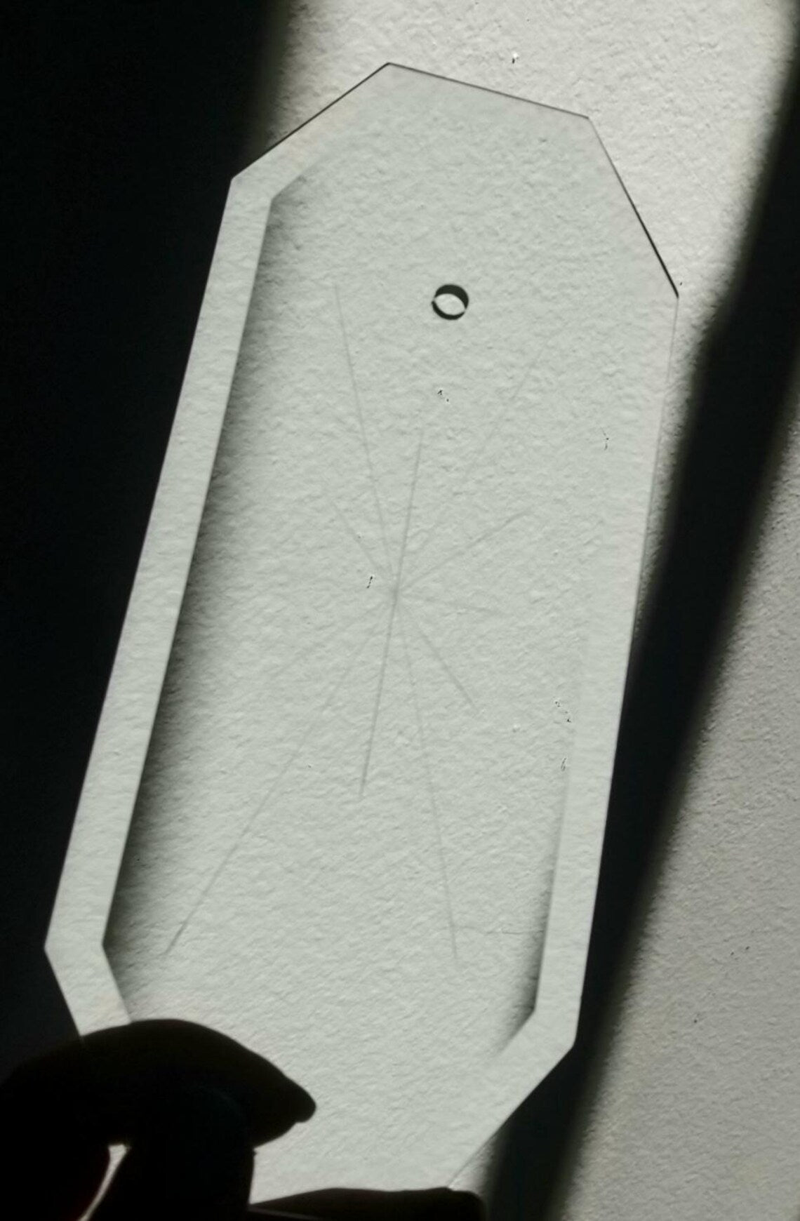 Star Glass Panel- Beveled Replacement Panel for Chandelier-Clear Octagon Starburst Glass Shades