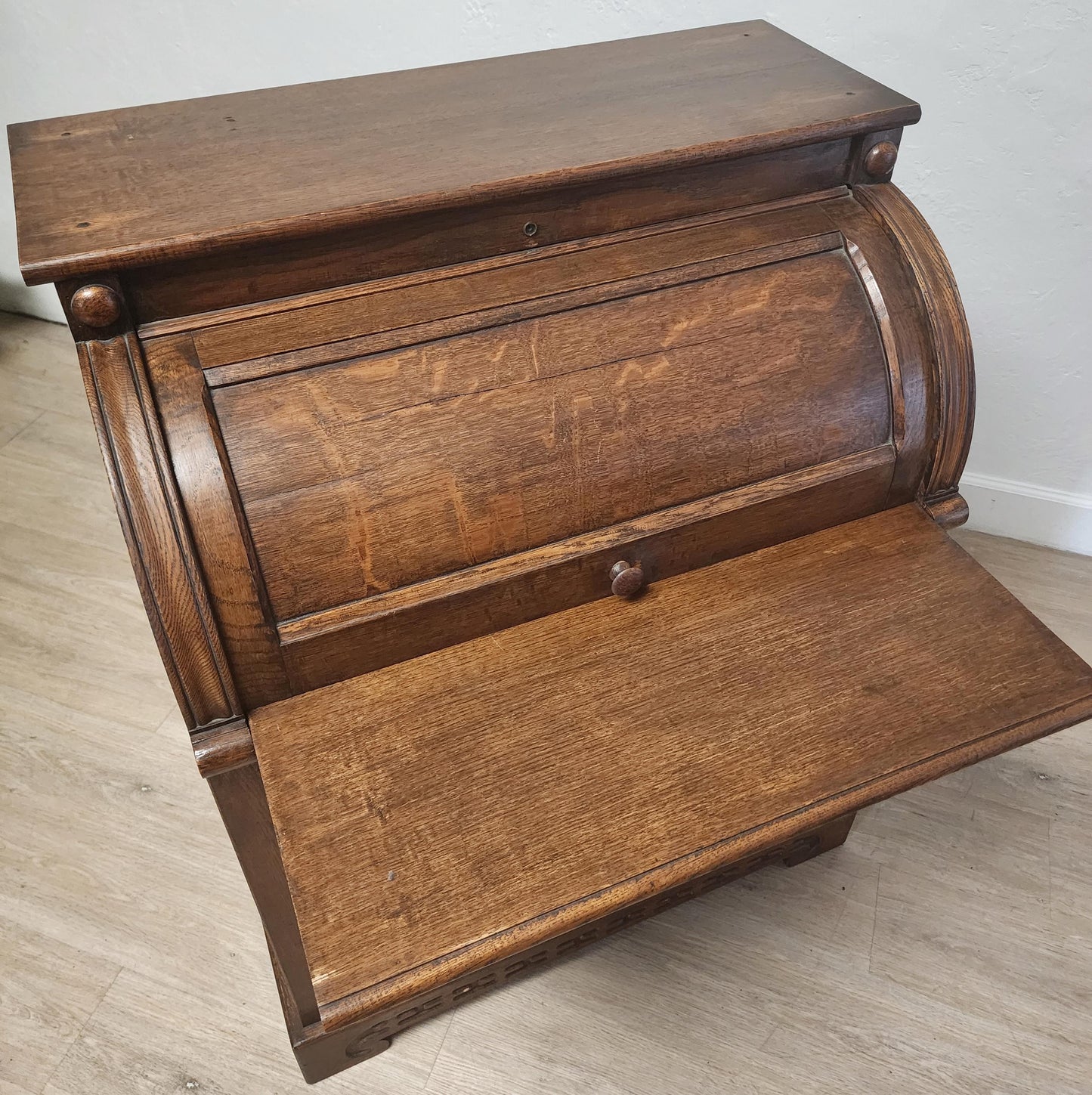 rustic pullout writing desk 